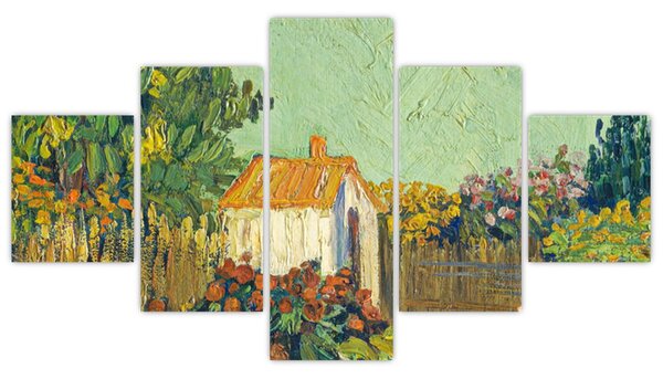 Obraz - Imitator of Vincent van Gogh, Landscape, reprodukcje (125x70 cm)