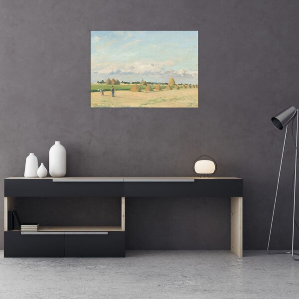 Obraz - Camille Pissarro, Landscape, Ile de France, reprodukcje (70x50 cm)