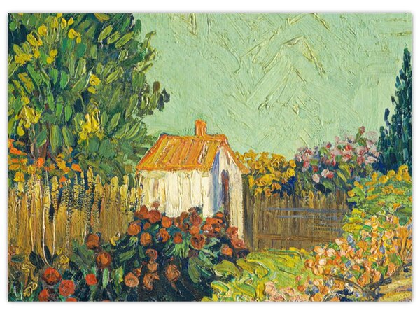 Obraz - Imitator of Vincent van Gogh, Landscape, reprodukcje (70x50 cm)
