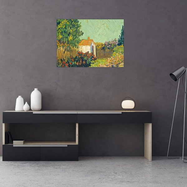Obraz - Imitator of Vincent van Gogh, Landscape, reprodukcje (70x50 cm)
