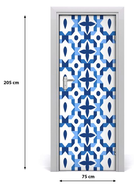 Naklejka fototapeta na drzwi Geometryczne tło