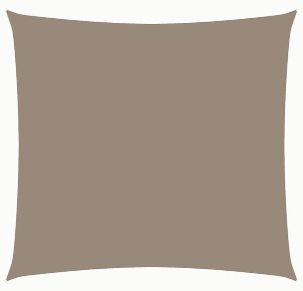 Kwadratowy żagiel ogrodowy, tkanina oxford, 3,6x3,6 m, taupe