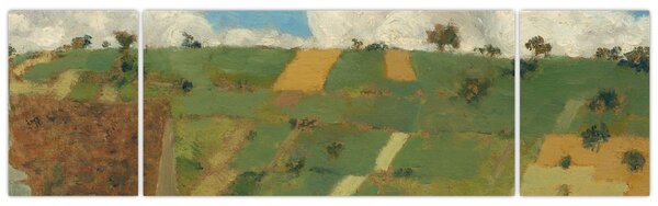 Obraz - Edouard Vuillard, Landscape of the Ile de France, reprodukcje (170x50 cm)