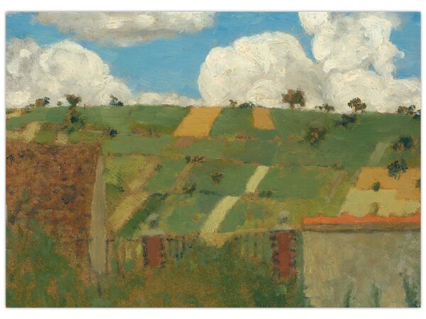 Obraz - Edouard Vuillard, Landscape of the Ile de France, reprodukcje (70x50 cm)