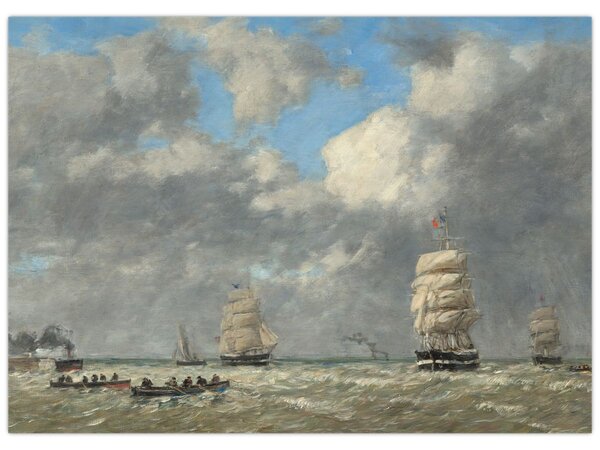Obraz - Eugène Boudin, Le Havre, reprodukcje (70x50 cm)