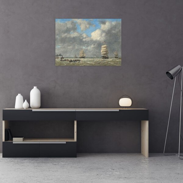 Obraz - Eugène Boudin, Le Havre, reprodukcje (70x50 cm)