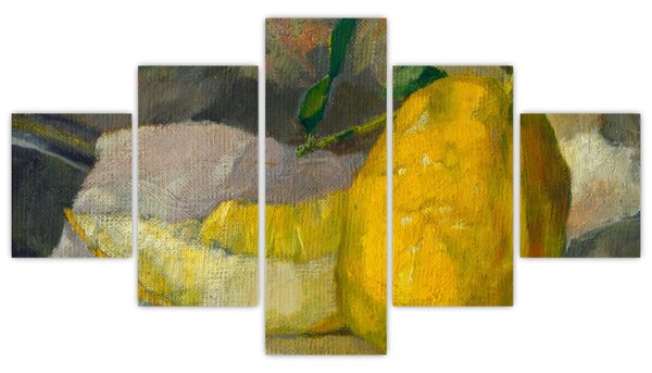 Obraz - French 19th Century, Melon and Lemon, reprodukcje (125x70 cm)