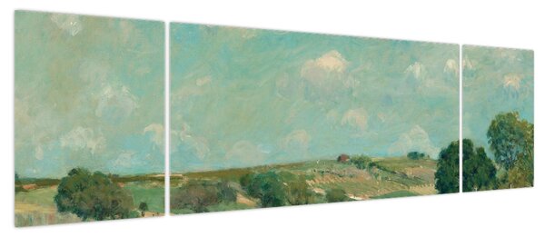 Obraz - Alfred Sisley, Meadow, reprodukcje (170x50 cm)