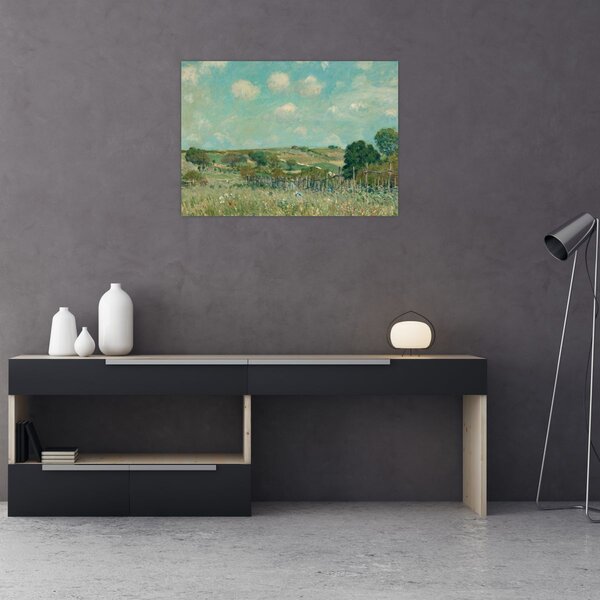 Obraz - Alfred Sisley, Meadow, reprodukcje (70x50 cm)