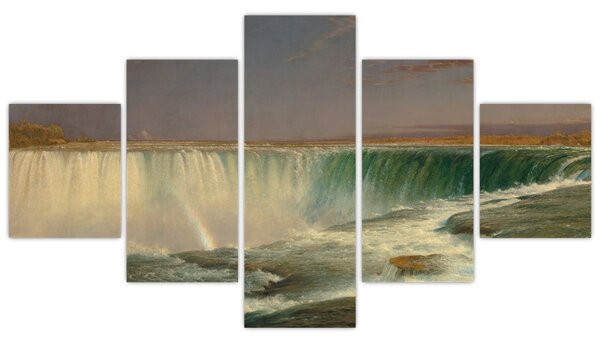 Obraz - Frederic Edwin Church, Niagara, reprodukcje (125x70 cm)