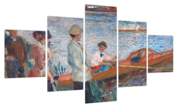 Obraz - Auguste Renoir, Oarsmen at Chatou, reprodukcje (125x70 cm)