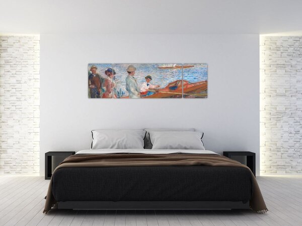 Obraz - Auguste Renoir, Oarsmen at Chatou, reprodukcje (170x50 cm)