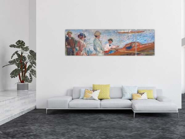 Obraz - Auguste Renoir, Oarsmen at Chatou, reprodukcje (170x50 cm)