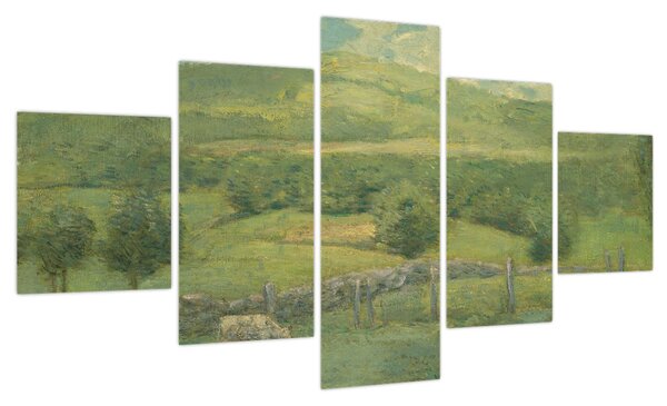 Obraz - Julian Alden Weir, Obweebetuck, reprodukcje (125x70 cm)