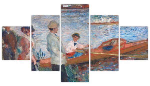Obraz - Auguste Renoir, Oarsmen at Chatou, reprodukcje (125x70 cm)