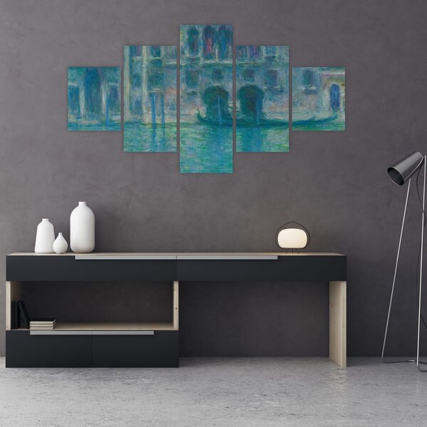Obraz - Claude Monet, Palazzo da Mula, Venice, reprodukcje (125x70 cm)