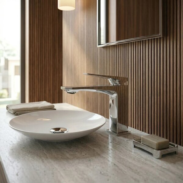 Bateria Umywalkowa REA Premium Prime Niska Chrom