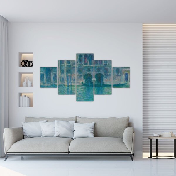 Obraz - Claude Monet, Palazzo da Mula, Venice, reprodukcje (125x70 cm)