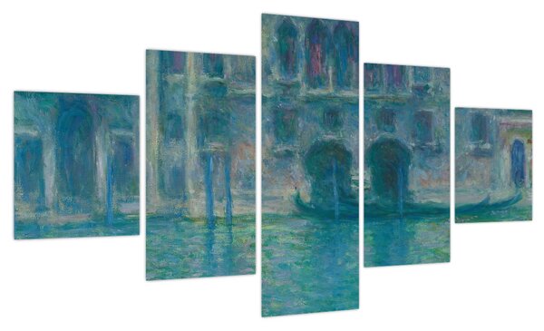 Obraz - Claude Monet, Palazzo da Mula, Venice, reprodukcje (125x70 cm)