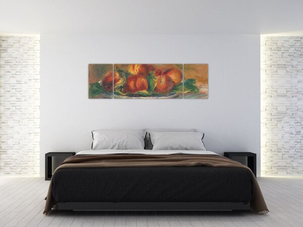 Obraz - Auguste Renoir, Peaches on a Plate, reprodukcje (170x50 cm)