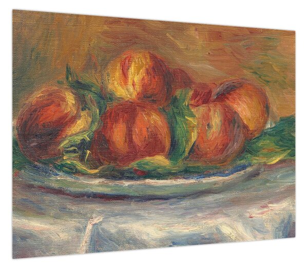 Obraz - Auguste Renoir, Peaches on a Plate, reprodukcje (70x50 cm)