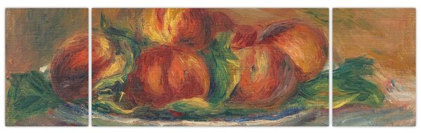 Obraz - Auguste Renoir, Peaches on a Plate, reprodukcje (170x50 cm)