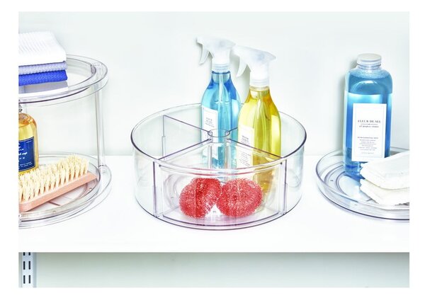 Okrągły przezroczysty pojemnik iDesign The Home Edit, Ø 29 cm