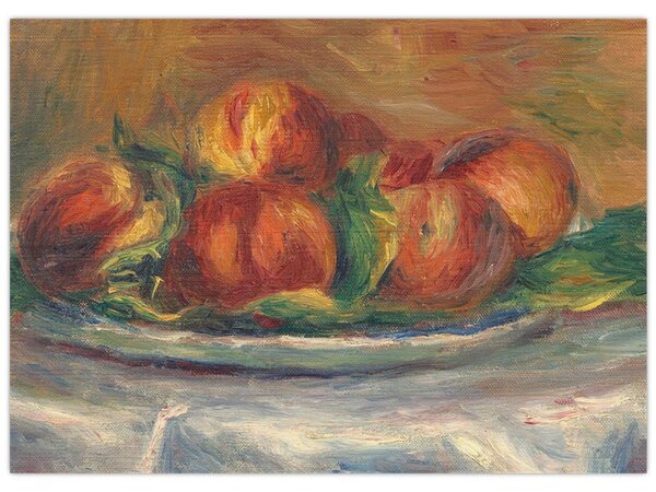 Obraz - Auguste Renoir, Peaches on a Plate, reprodukcje (70x50 cm)