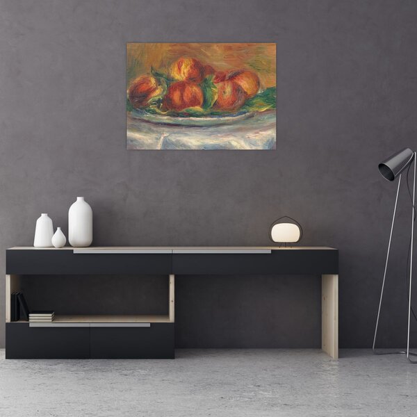 Obraz - Auguste Renoir, Peaches on a Plate, reprodukcje (70x50 cm)