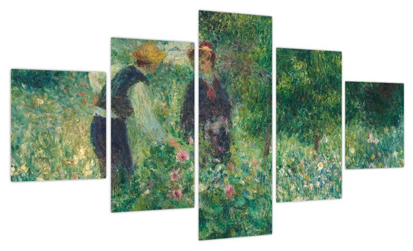 Obraz - Auguste Renoir, Picking Flowers, reprodukcje (125x70 cm)