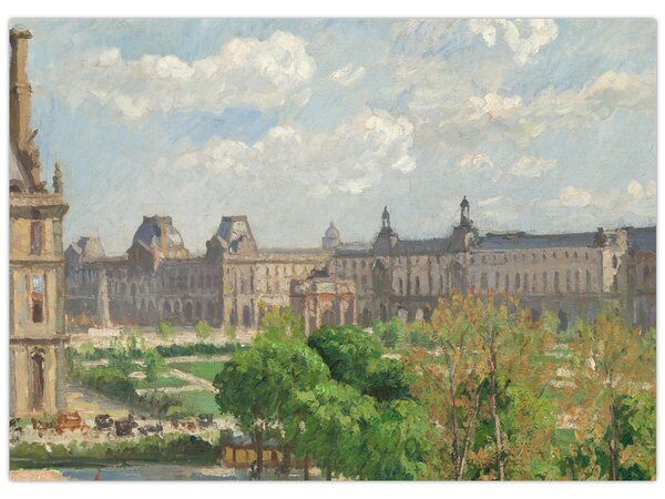 Obraz - Camille Pissarro, Place du Carrousel, Paris, reprodukcje (70x50 cm)
