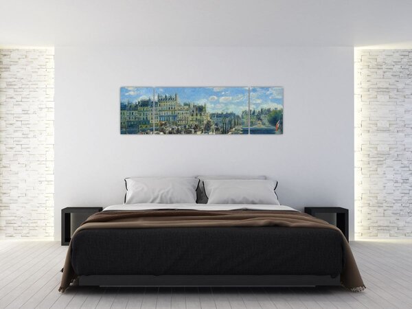 Obraz - Auguste Renoir, Pont Neuf, Paris, reprodukcje (170x50 cm)