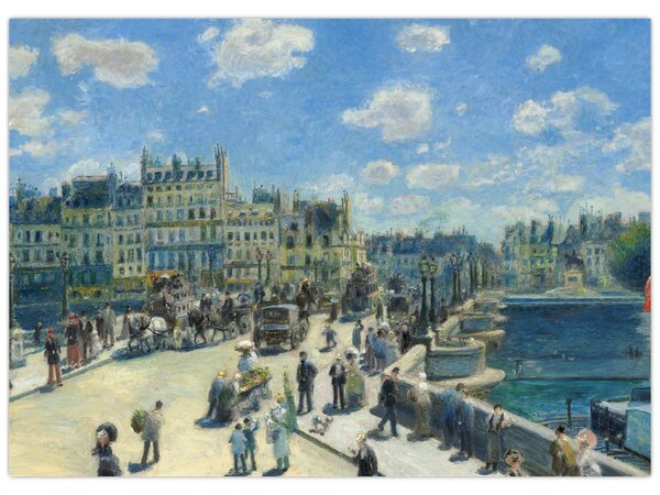 Obraz - Auguste Renoir, Pont Neuf, Paris, reprodukcje (70x50 cm)