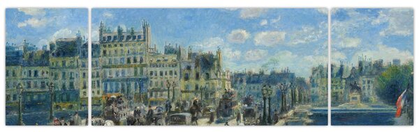 Obraz - Auguste Renoir, Pont Neuf, Paris, reprodukcje (170x50 cm)