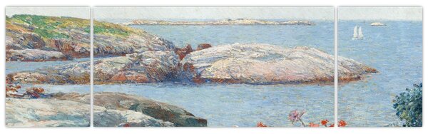 Obraz - Childe Hassam, Poppies, Isles of Shoals, reprodukcje (170x50 cm)