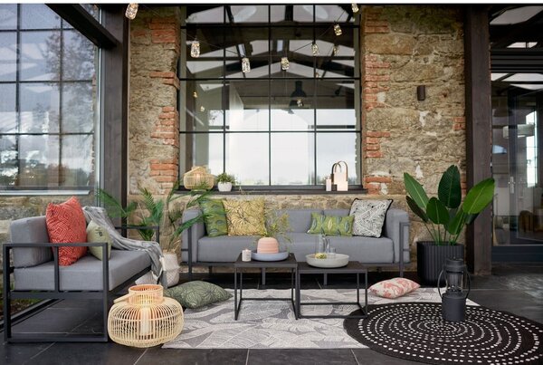 Szara 3-osobowa sofa ogrodowa Bonami Selection Bellisima