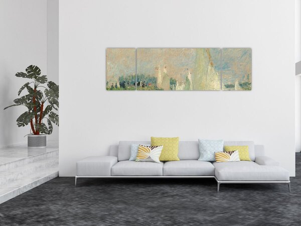 Obraz - Auguste Renoir, Regatta at Argenteuil, reprodukcje (170x50 cm)