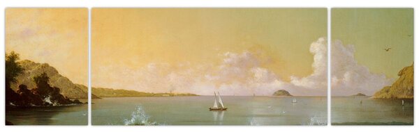 Obraz - Martin Johnson Heade, Rio de Janeiro Bay, reprodukcje (170x50 cm)