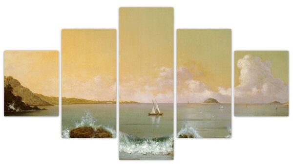 Obraz - Martin Johnson Heade, Rio de Janeiro Bay, reprodukcje (125x70 cm)