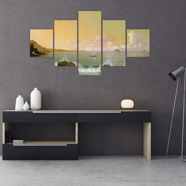 Obraz - Martin Johnson Heade, Rio de Janeiro Bay, reprodukcje (125x70 cm)