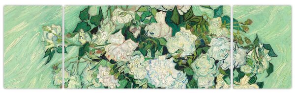 Obraz - Vincent van Gogh, Roses, reprodukcje (170x50 cm)