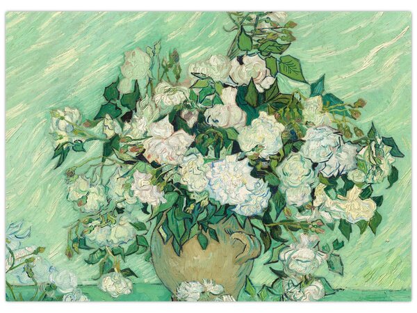 Obraz - Vincent van Gogh, Roses, reprodukcje (70x50 cm)
