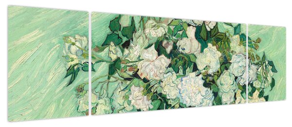 Obraz - Vincent van Gogh, Roses, reprodukcje (170x50 cm)