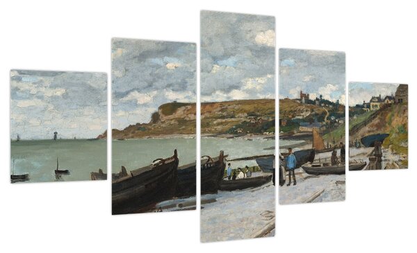 Obraz - Claude Monet, Sainte Adresse, reprodukcje (125x70 cm)