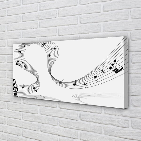 Fotoobraz na płótnie Symbol Muzycznej Harmonii