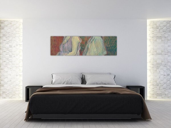 Obraz - Henri de Toulouse-Lautrec, Rue des Moulins, reprodukcje (170x50 cm)