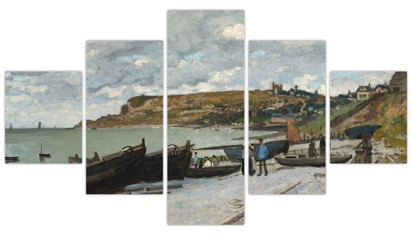 Obraz - Claude Monet, Sainte Adresse, reprodukcje (125x70 cm)