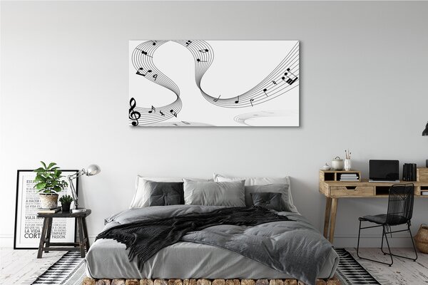 Fotoobraz na płótnie Symbol Muzycznej Harmonii