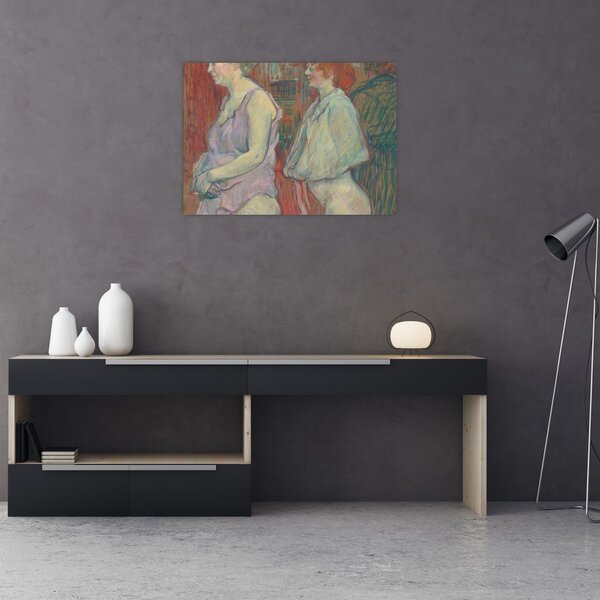 Obraz - Henri de Toulouse-Lautrec, Rue des Moulins, reprodukcje (70x50 cm)