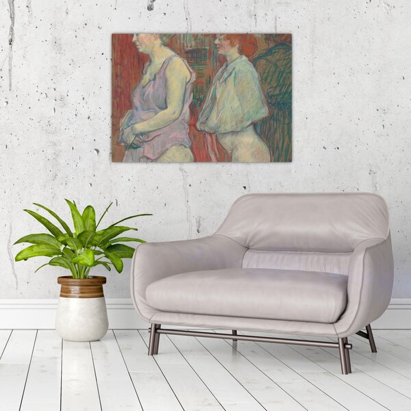Obraz - Henri de Toulouse-Lautrec, Rue des Moulins, reprodukcje (70x50 cm)